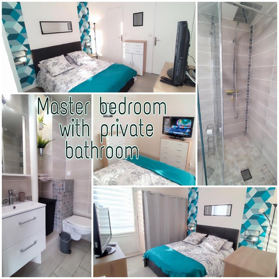 T4 Massy Tgv By Beds4Wanderlust - 80M2 Avec Terrasse Et Bureau - Proche Coulee Verte - Ideal Pro Ou Famille 外观 照片